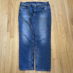 Levis Jeans Mens 38x34 Blue 541 Athletic Tapered Flex Stretch Zip Fly Denim Pant